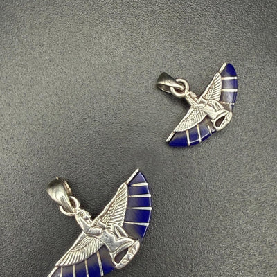 Isis pendant in lapis lazuli in two sizes