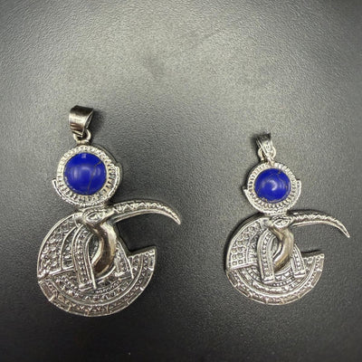 Thoth pendant in lapis lazuli in two sizes
