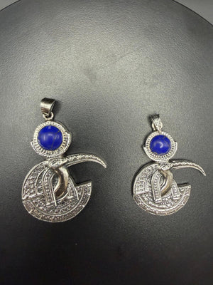 Thoth pendant in lapis lazuli in two sizes