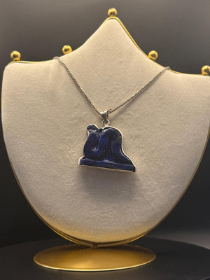 Wadjet cobra pendant in lapis lazuli
