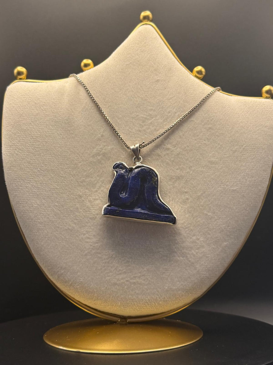 Wadjet cobra pendant in lapis lazuli